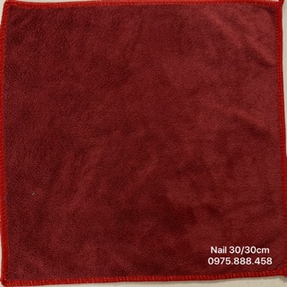 Khăn Nail 30*30cm, làm khăn nail, treo bếp, lau kính