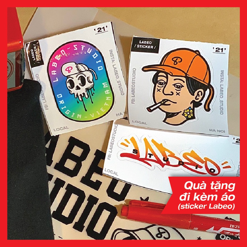 LB46 Áo nỉ, áo hoodie, áo sweater, SmokerClub, local brand Labeo, áo dáng oversize | BigBuy360 - bigbuy360.vn