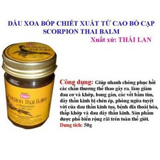 Dầu cù là Thái Lan cao Hổ, Rắn, Bò cạp 50gr