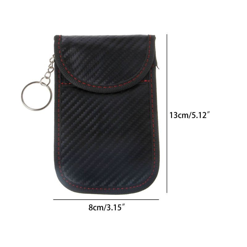 DE  Faraday Bag Anti Theft RFID Key Fob Security Box Signal Blocking Pouch For Car