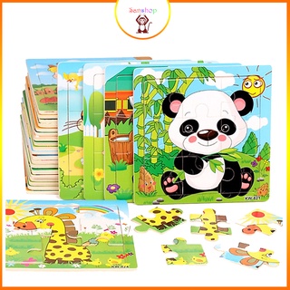 Combo 5 tranh ghép hình 9 mảnh