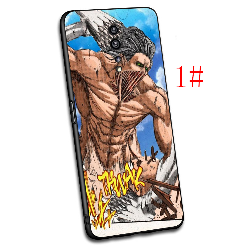 Ốp Lưng Silicone In Hình Attack On Titan Cá Tính Cho Oppo Reno Z 2 2f 2z 10x Ace 3 4 Pro 5 4g