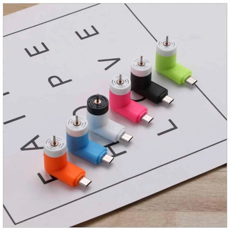 Quạt Mini Cắm Điện Thoại Tiện Lợi - 4 Chân - Micro-Type C-Linghtning-USB