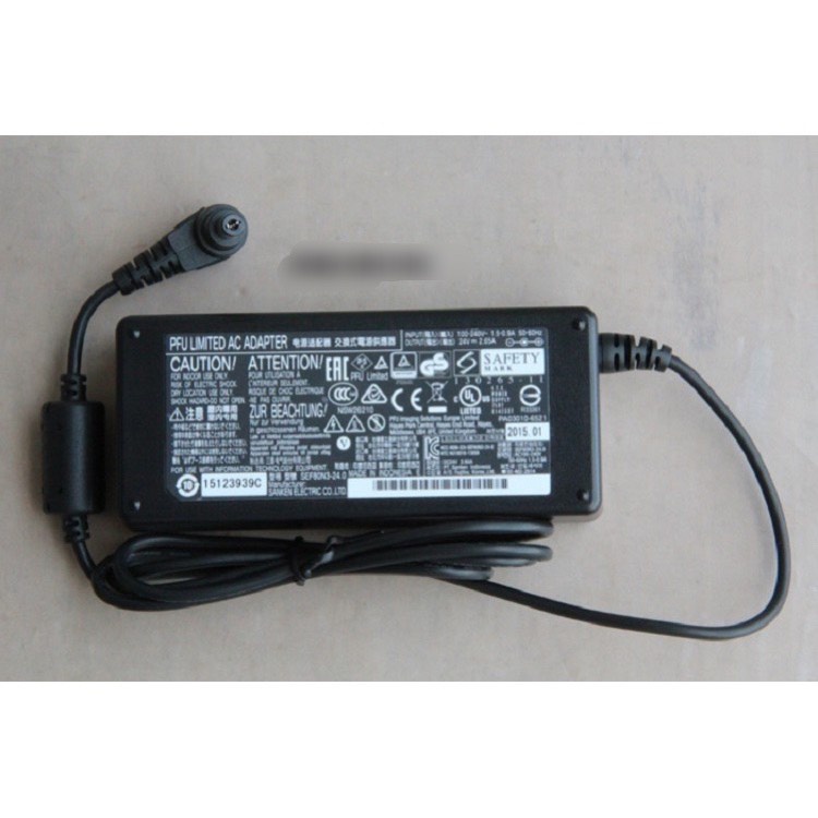CHÍNH HÃNG, QUA SỬ DỤNG  Bộ đổi nguồn điện sạc laptop ADAPTER 24V 2.65A 2,65A FUJITSU