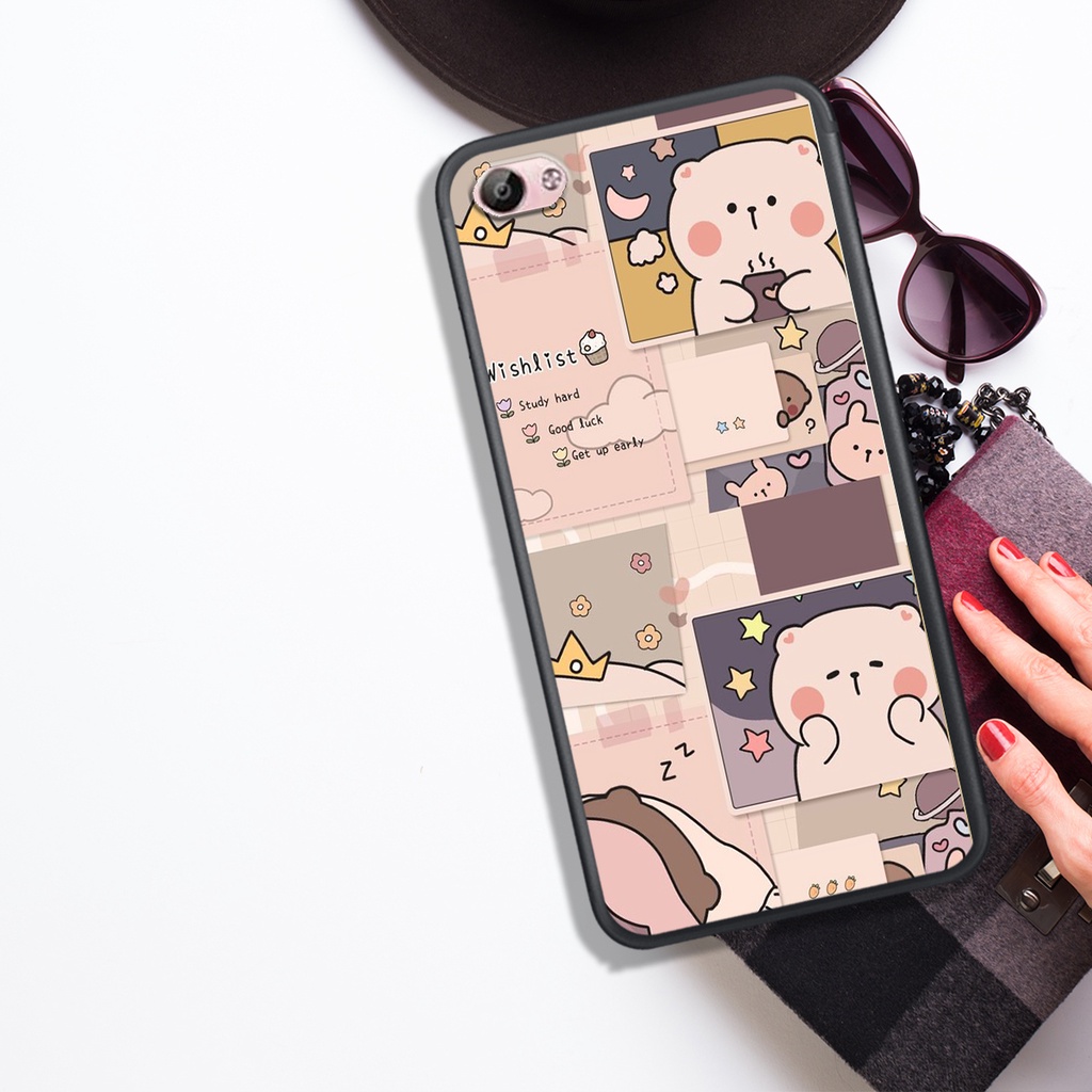 Ốp Lưng  VIVO Y53 - Y55 - Y66 - Y67 - Y69 - Y81 - Y81S - Y83, In Hình Gấu Chocolate đáng yêu.