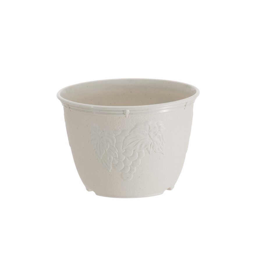 [Hỏa Tốc HN] Chậu hoa tròn màu trắng 21cm Nội địa Nhật Bản
