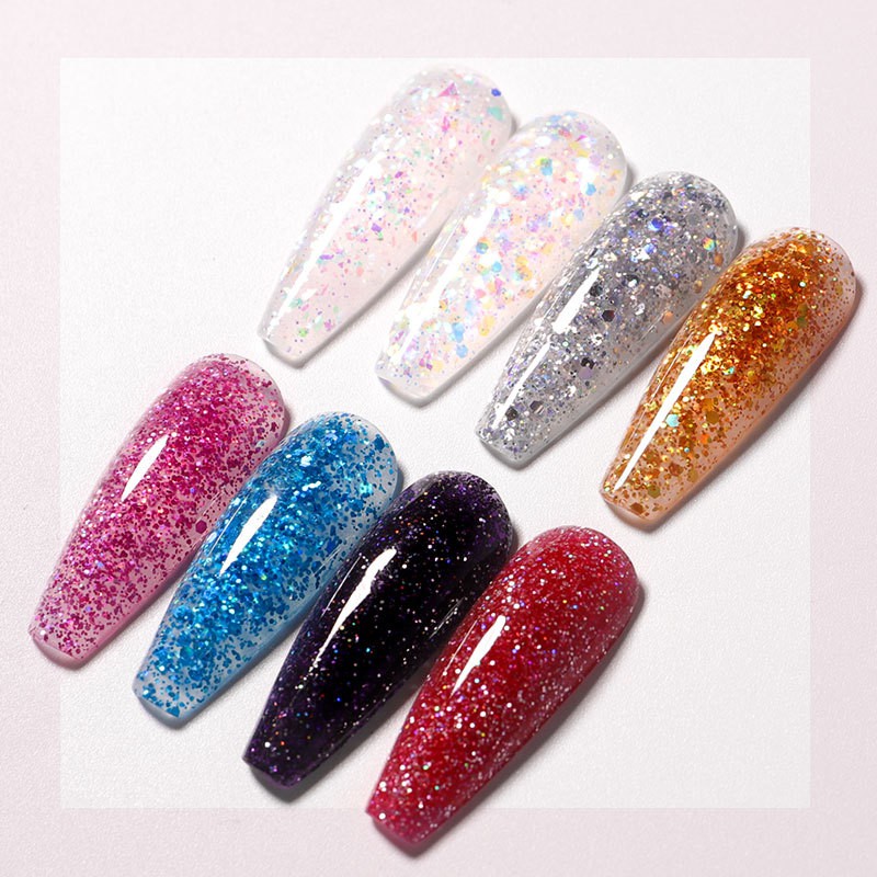[Hàng mới về] Gel sơn móng tay UV Acrylic ALEX kim tuyến lấp lánh không gây đau 15ml | BigBuy360 - bigbuy360.vn