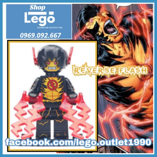 Đồ chơi Xếp hình mô hình Reverse Flash - Daniel West Minifigures WM505