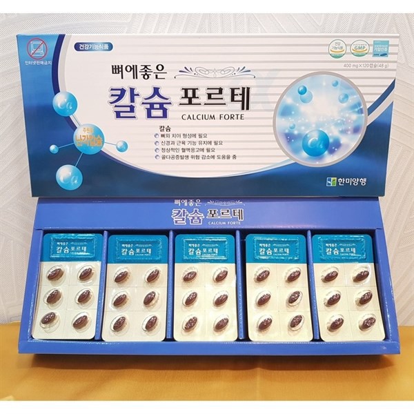 [HÀNG MỚI VỀ] Viên Canxi Hàn Quốc, Hộp 120 viên*400mg