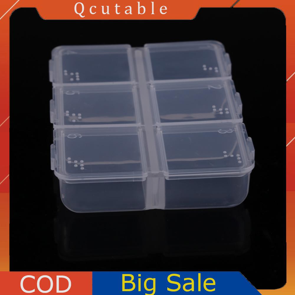 Hộp Nhựa Đựng Thuốc 6 Ngăn Tiện Lợi