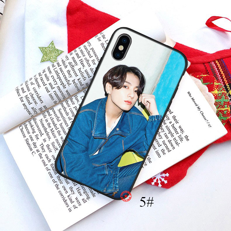 Ốp Điện Thoại Silicon Dẻo Họa Tiết bts jungkook Cho iphone 5 5s 6 6s 7 8 plus xs max xr 10 x 108qf