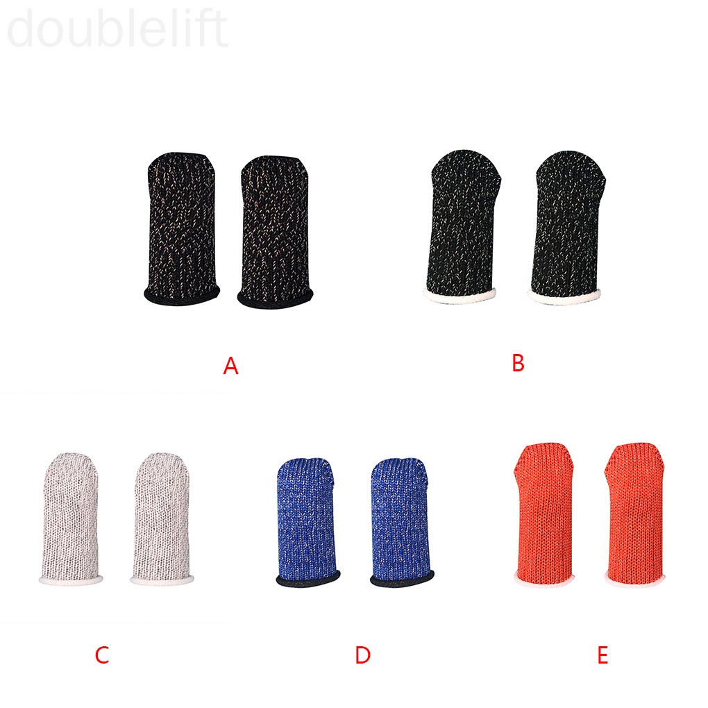 Set 10 Vỏ Bọc Ngón Tay Chống Trượt Thoáng Khí Hỗ Trợ Chơi Game Trên Điện Thoại