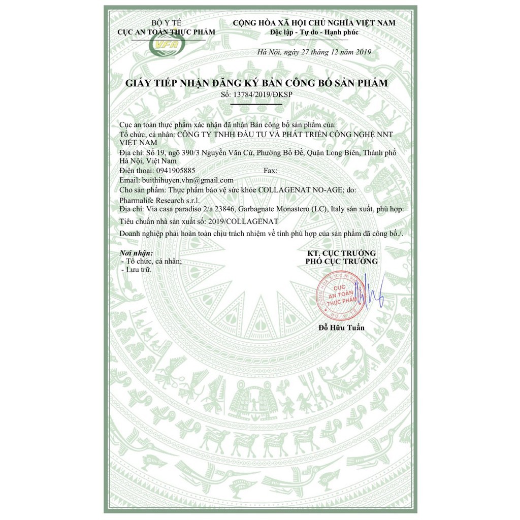 Collagen Peptide Collagenat No Age Drink - Collagen thuỷ phân nhập khẩu Ý - Hara Beauty | Thế Giới Skin Care