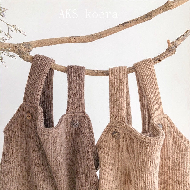 Set yếm len trơn cho bé