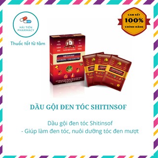 Dầu gội đen tóc Shitinsof Hán Phương Linh Chi (3 gói)
