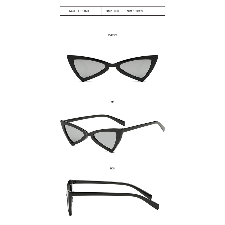 Kính Mát Mắt Mèo Chống Tia UV Thời Trang Hàn Quốc Cho Nữ
