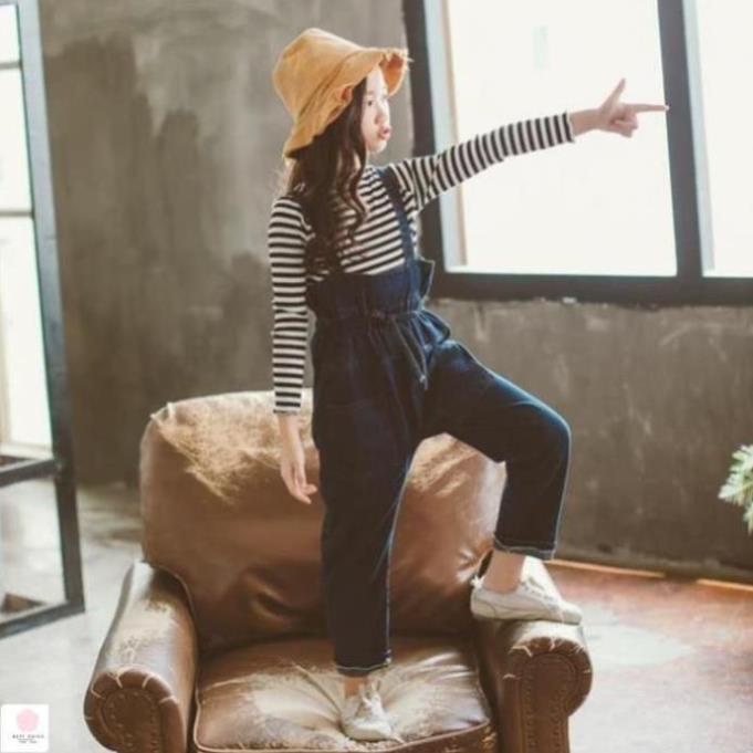 Thời trang cho bé gái 14 tuổi ☑️ Set áo thun và quần yếm ☑️ yếm quần cho bé gái 12 tuổi 30kg 35kg 40k
