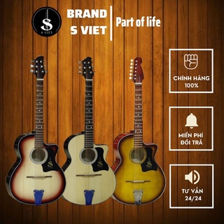Đàn guitar tân cổ phím lõm chất lượng giá rẻ chính hãng S Việt mã C01