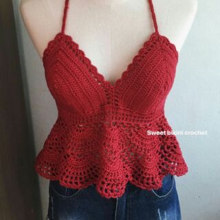 Áo bikini len móc [CUP 07]