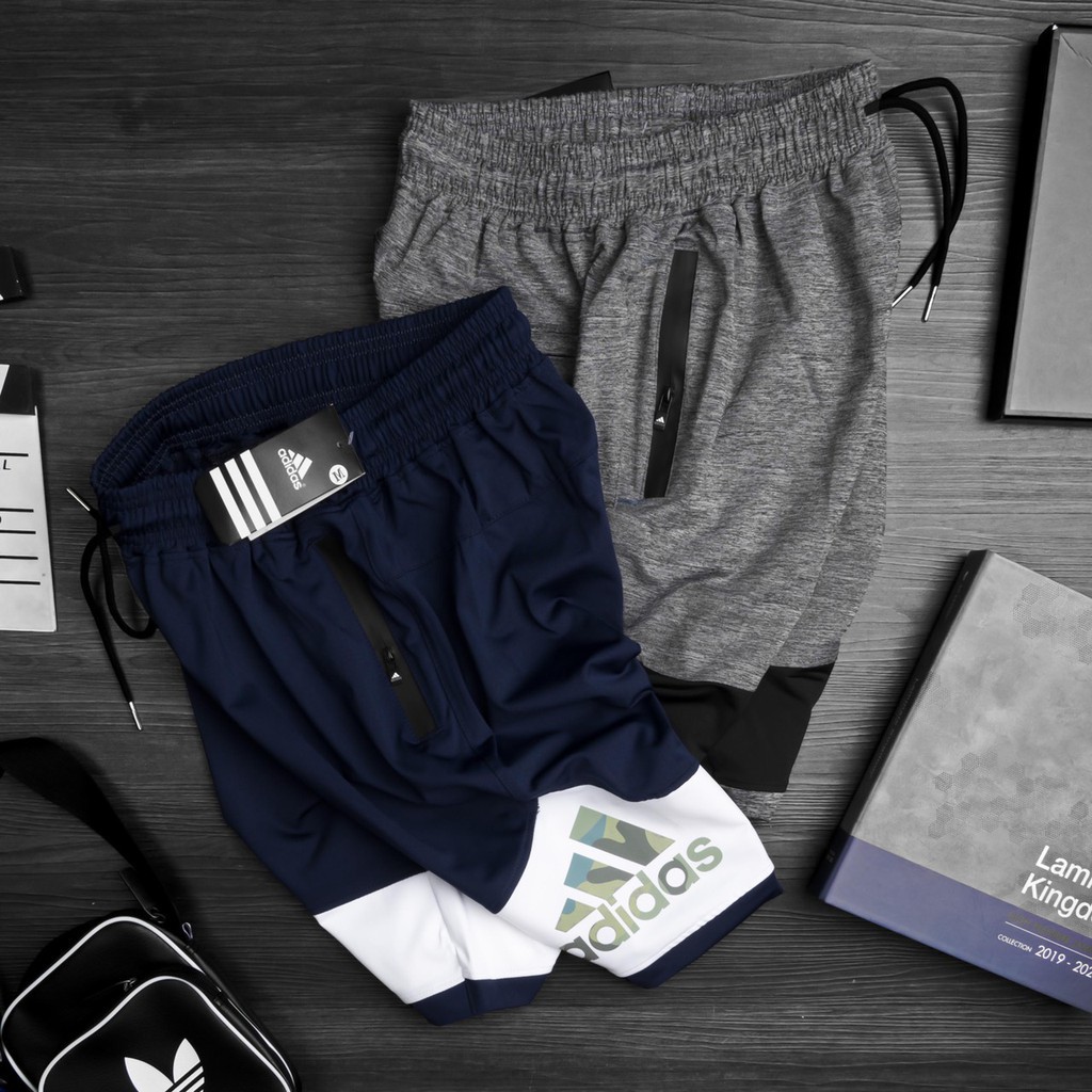 Quần short nam, quần đùi nam thể thao cao cấp chất liệu poly thoáng mát QS07 | BigBuy360 - bigbuy360.vn