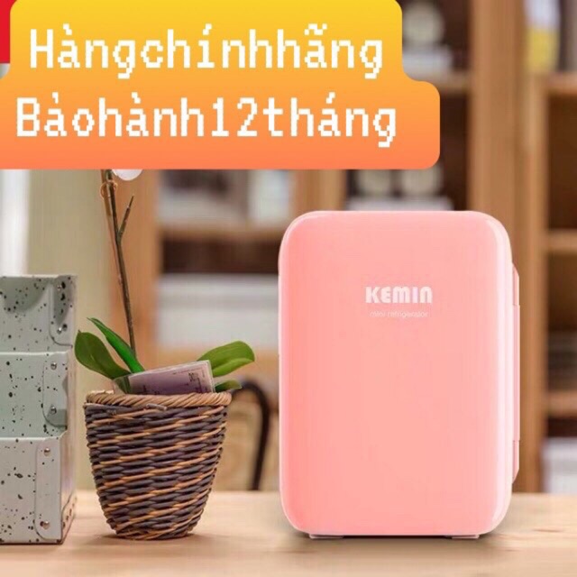 Tủ lạnh 10l bảo quản sữa mẹ, mỹ phẩm Kemin hồng