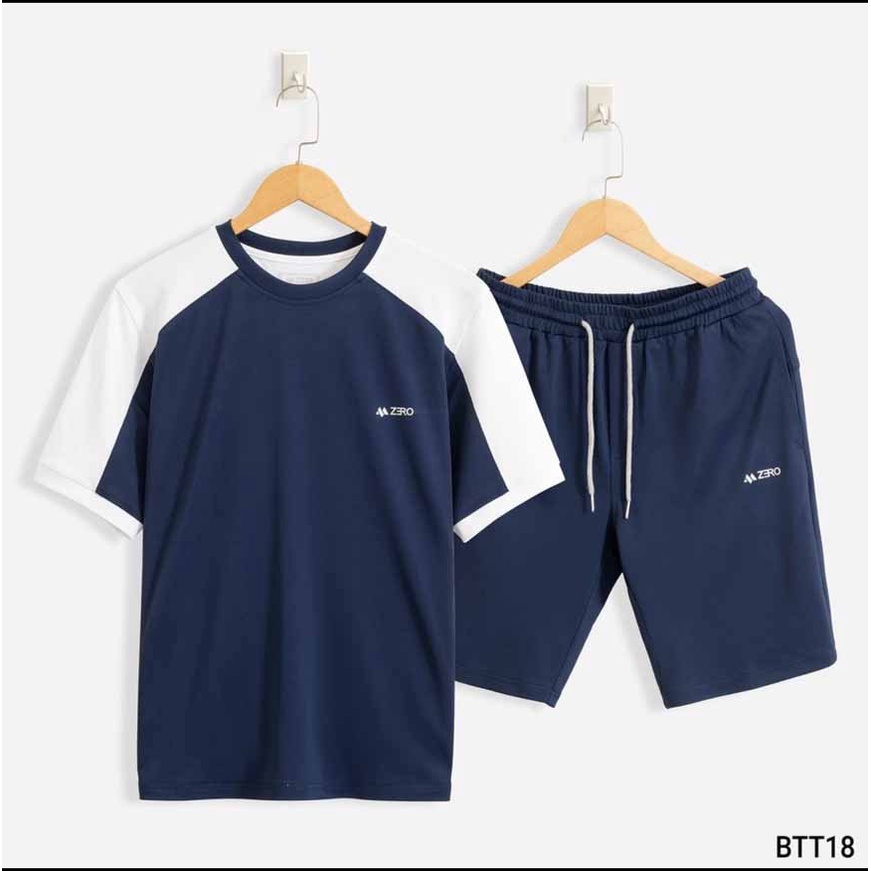 Bộ Thể Thao Nam Vải Thun Cao Cấp Phù Hợp Mặc Nhà Hoặc Chơi Thể Thao M01