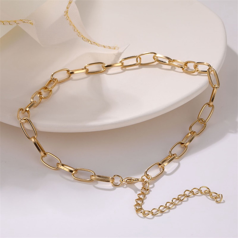 Dây chuyền choker mạ vàng phong cách thời trang cổ điển cho phái nữ