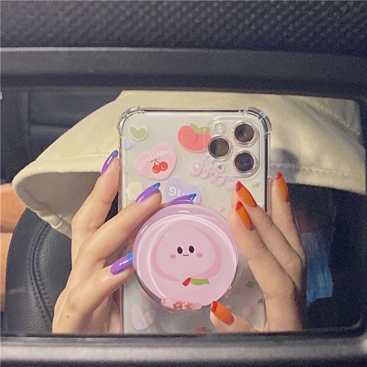 Ốp lưng iphone chống shock Đào Nhũ