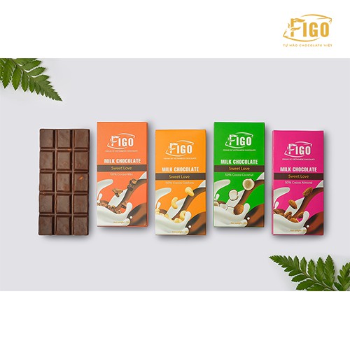 [GIÁ DÙNG THỬ] Thanh 50gr Combo MIX các vị Dark & Milk Chocolate Kẹo Socola đen và Socola sữa Figo thanh 50gr SIÊU RẺ | BigBuy360 - bigbuy360.vn