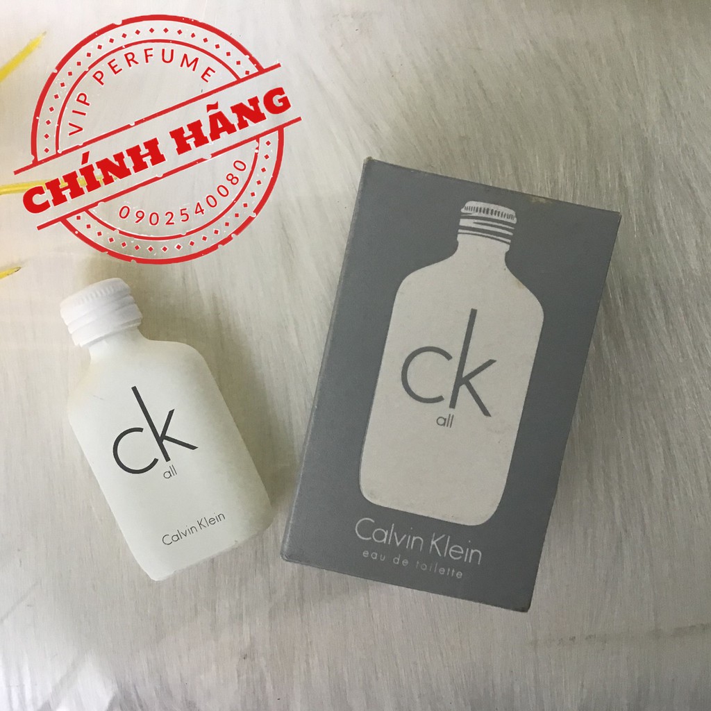 [ mini ] Nước hoa unisex chính hãng Calvin Klein CK All EDT 15ml