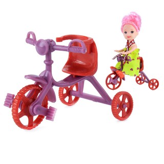 Pz-xe đạp mini cho búp bê barbie