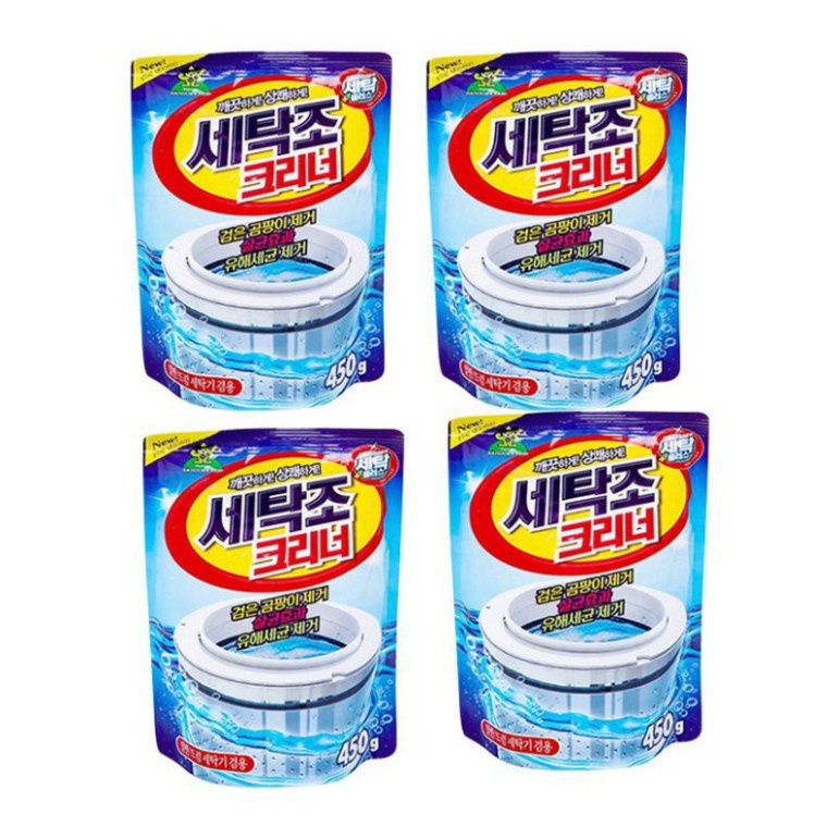 BỘT TẨY LỒNG VỆ SINH MÁY GIẶT HÀN QUỐC DẠNG VIÊN VÀ GÓI SANDOKKAEBI 450 GR