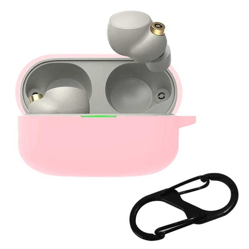 【3C】Túi đựng tai nghe không dây WF-1000XM4 bằng silicon mềm chống rơi tương thích với-S-ony