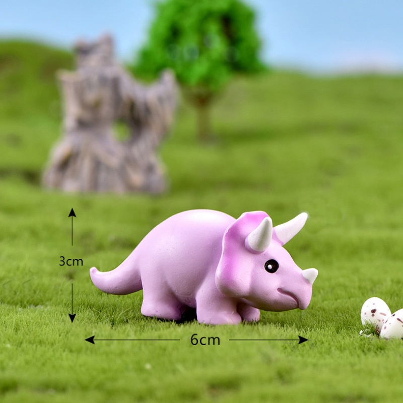 Đồ trang trí khủng long cổ dài trang trí tiểu cảnh