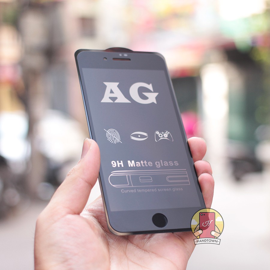 Kính Cường Lực Nhám Full Màn Chống Vân Tay Dành Cho Iphone 6/ 6s/ 7/ 8/ 6PLUS/ 6s PLUS/ 7PLUS/ 8 PLUS/ X/ XS/ XR/ XS MAX