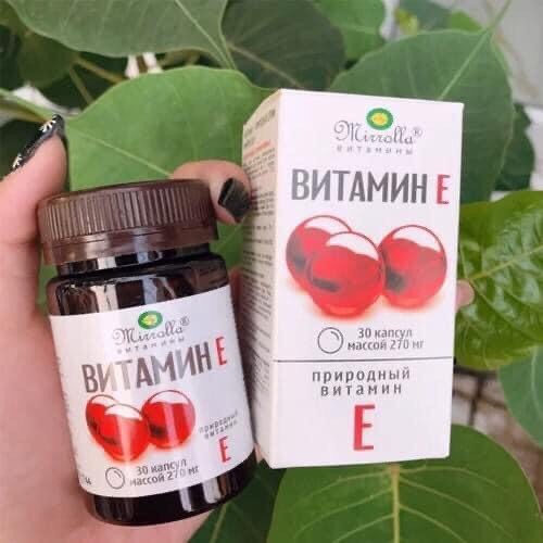 Vitamin e đỏ của Nga dạng hũ 30 viên