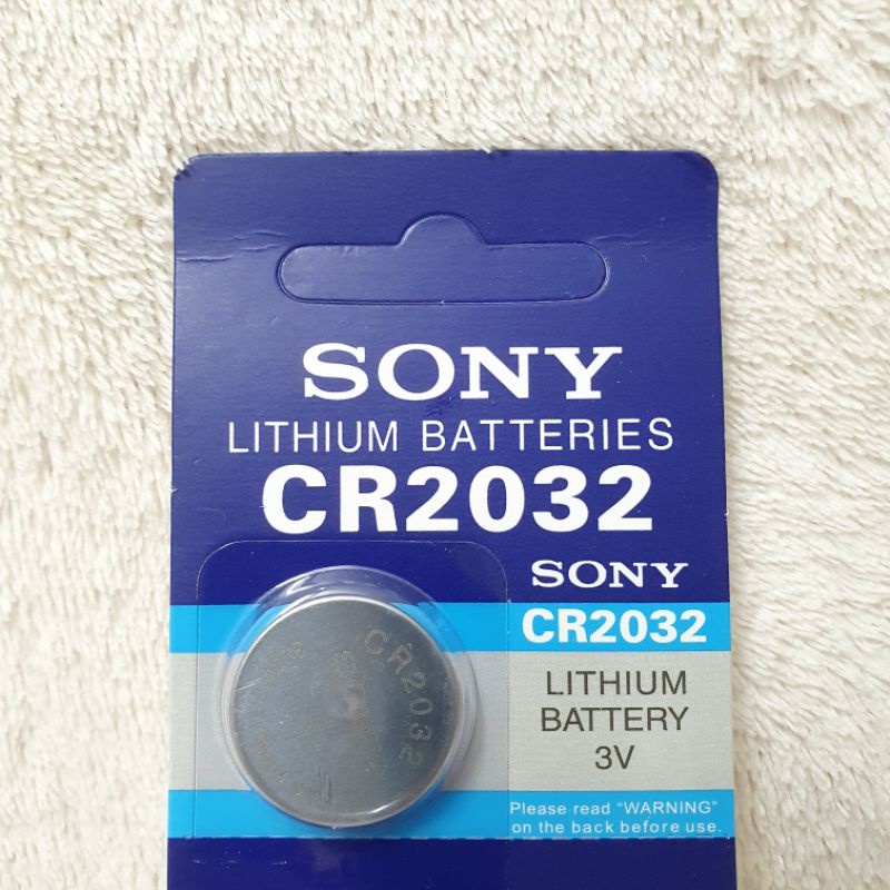 Vỉ 1 Pin Dĩa Dẹt 3V Sony CR2032 - pin cúc áo Dành Cho Máy Tính, Cân sức khỏe điện tử, điều khiển cửa cuốn