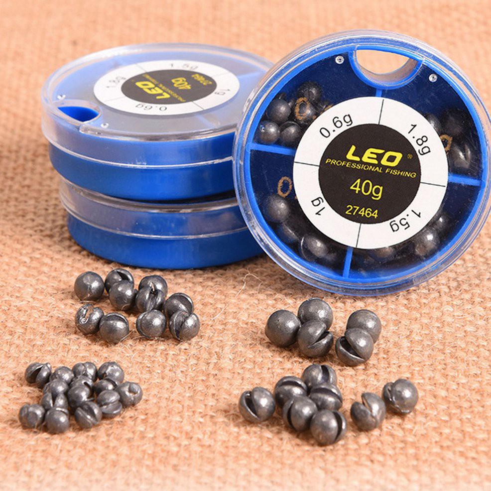 Hộp Chì Câu Cá Hình Viên Đạn 4 Kiểu