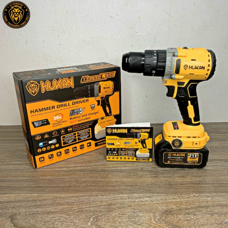 Thân Máy Khoan 13 Ly F88 HUKAN Không Chổi Than Siêu Khỏe