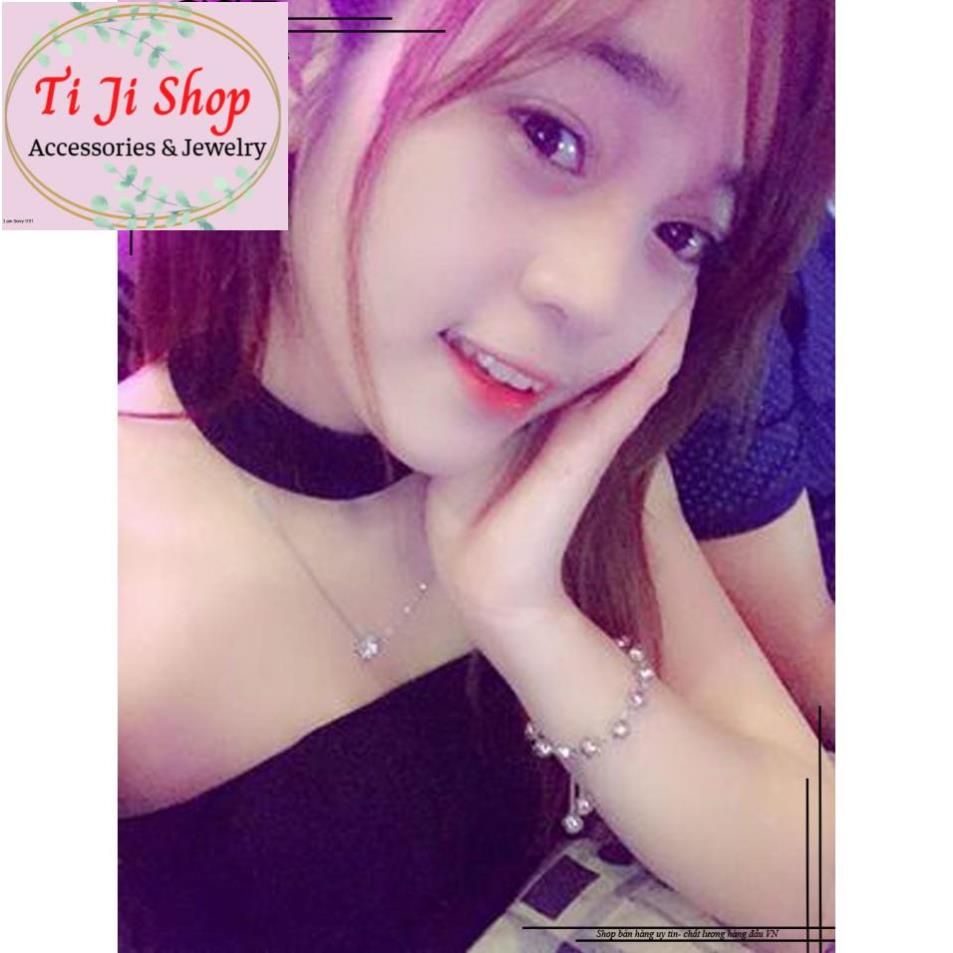 LẮC TAY NỮ INOX KIỂU CHUỖI BI HÀN QUỐC - đẹp, không đen,