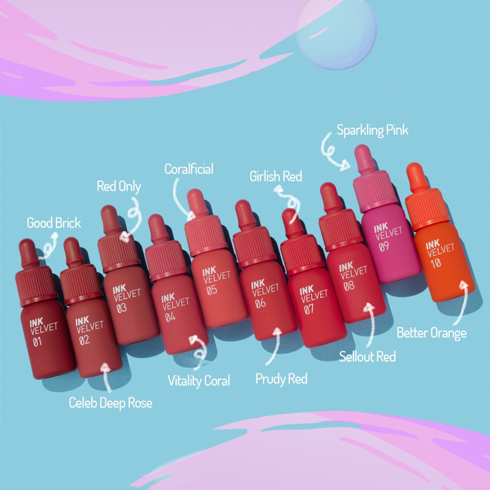 Son Kem Lì Peripera Ink Velvet Lip Tint Velvet lâu trôi, dưỡng ẩm môi Venus | BigBuy360 - bigbuy360.vn