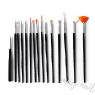 cọ vẽ móng sét 15 cây