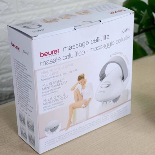 Máy massage cầm tay, Máy massage vùng da bị cellulite (sần vỏ cam) BEURER CM50 hàng chính hãng ĐỨC bảo hành 24 tháng