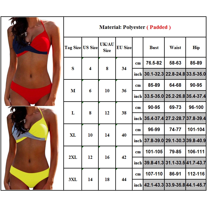 Bikini phối dây có đệm mút