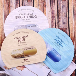 Mặt nạ giấy bạc Banobagi Vita Cocktail Foil Mask 30ml