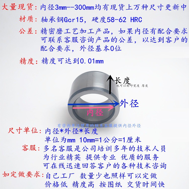 Vòng Bi Thép Chống Mòn 3507 >