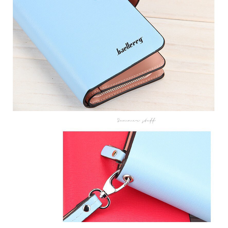 Ví Nữ Baellerry Cầm Tay Cao Cấp màu hồng Nhạt VCT302HN | BigBuy360 - bigbuy360.vn