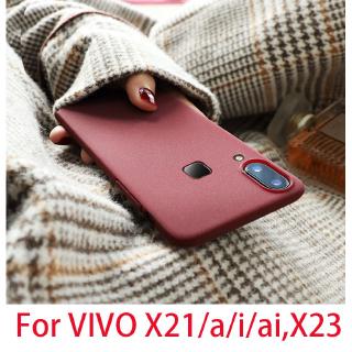 Ốp điện thoại nhám màu đơn giản cho Vivo X21 X21a X21i X21ia X23 X21ud