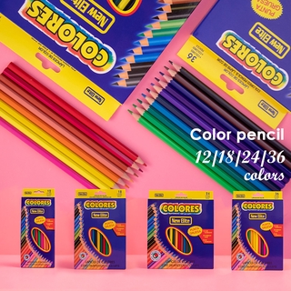 Set 12 / 18 / 24 / 36 Bút Chì Màu Cho Bé