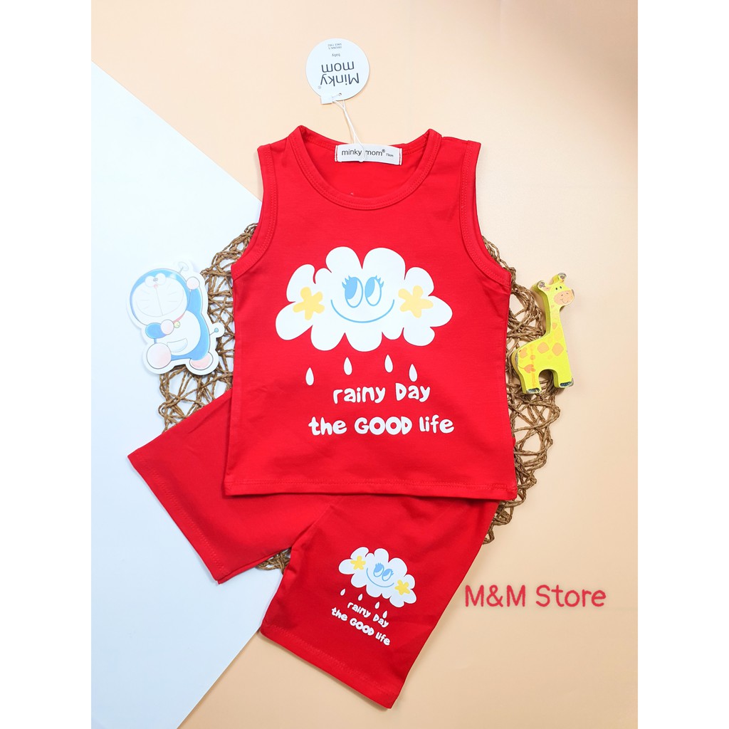 SALE BỘ 3 LỖ COTTON MINKY MOM CAO CẤP BÉ TRAI BÉ GÁI